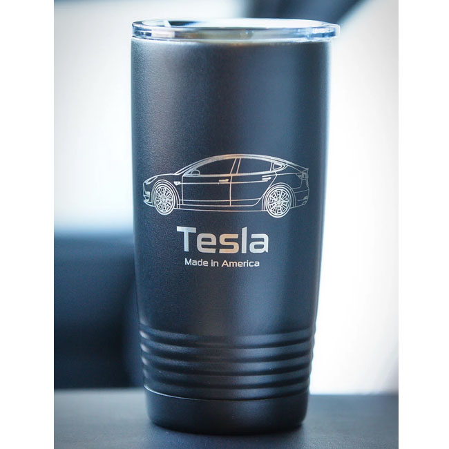 Tesla Tumbler, Personalized!