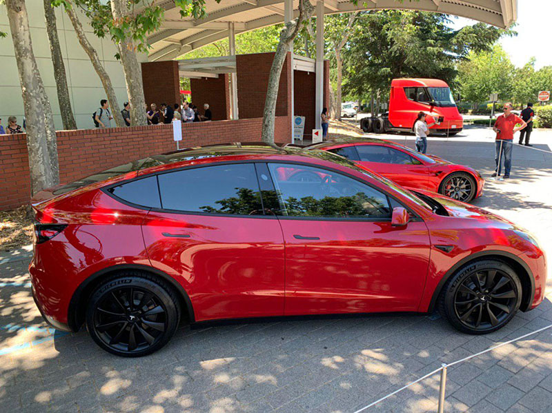 Model Y at the Shareholders event