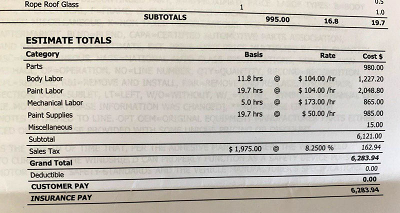 I hit a pole with my Tesla Model S. Here's how much it cost to fix it