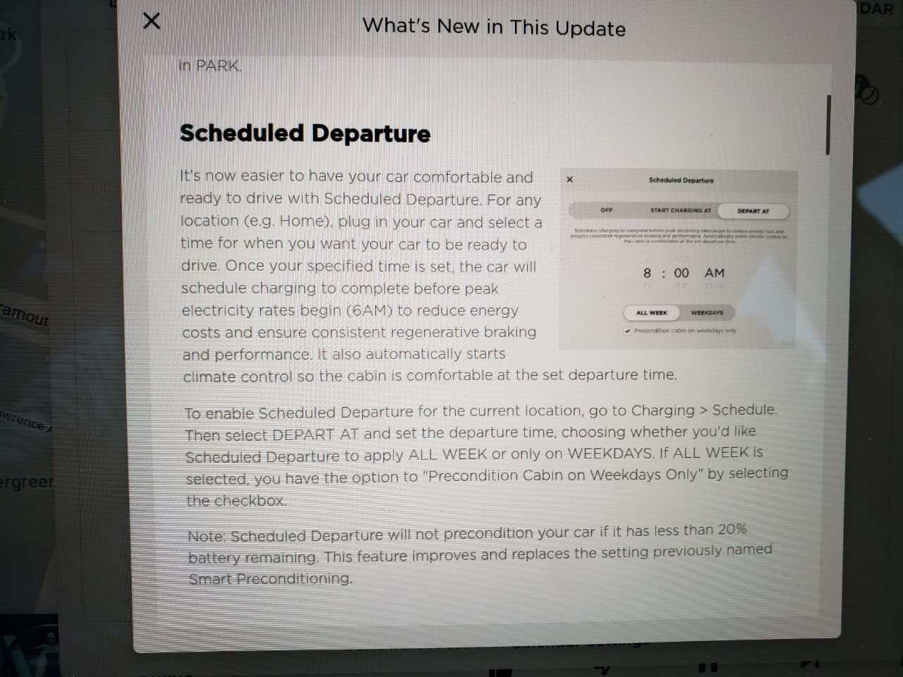Scheduled Departure Release Notes