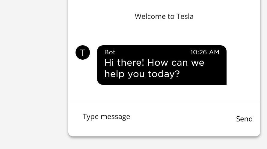 Tesla Live Chat