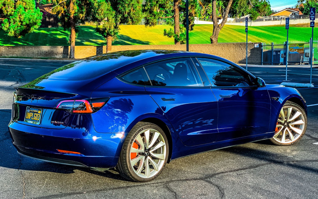 Model 3 with chrome delete