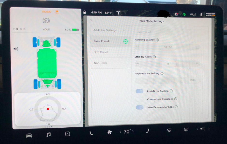 Model 3 Track Mode